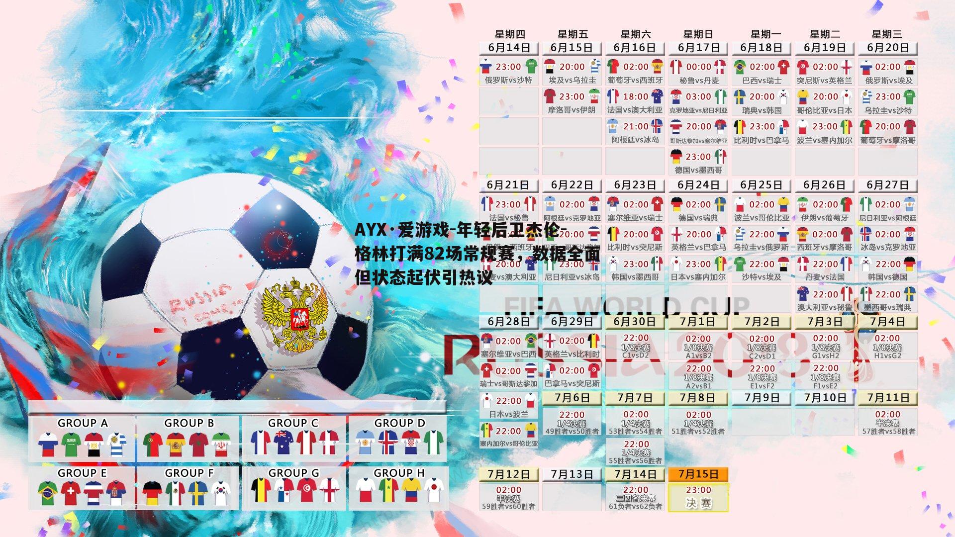 年轻后卫杰伦-格林打满82场常规赛，数据全面但状态起伏引热议